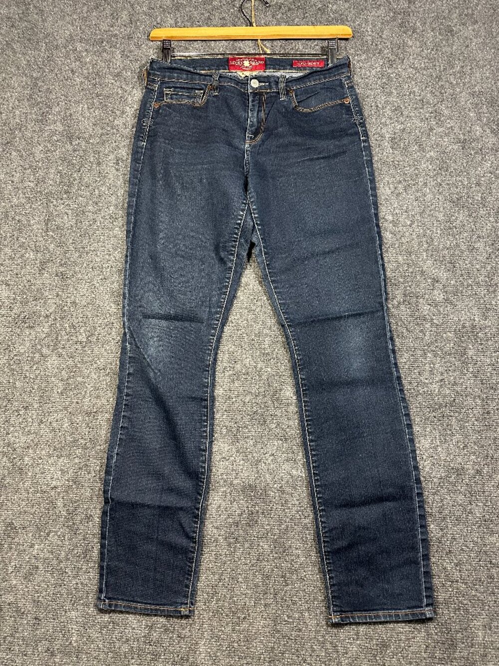 Lucky Brand Jeans Womens 8 Sofia Skinny Cotton Stretch Pockets Logo